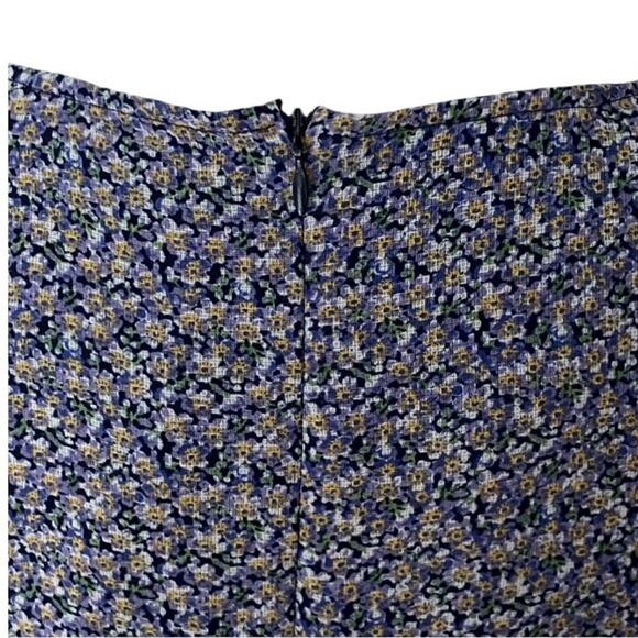 Vintage Dress 10 Y2K Laura Ashley Fall Floral Dress 90s Grunge Cottage Shift - Picture 7 of 13